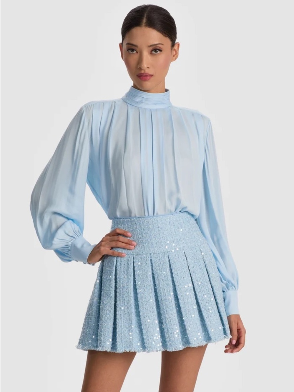 Alice + Olivia Light Blue  
Blouse